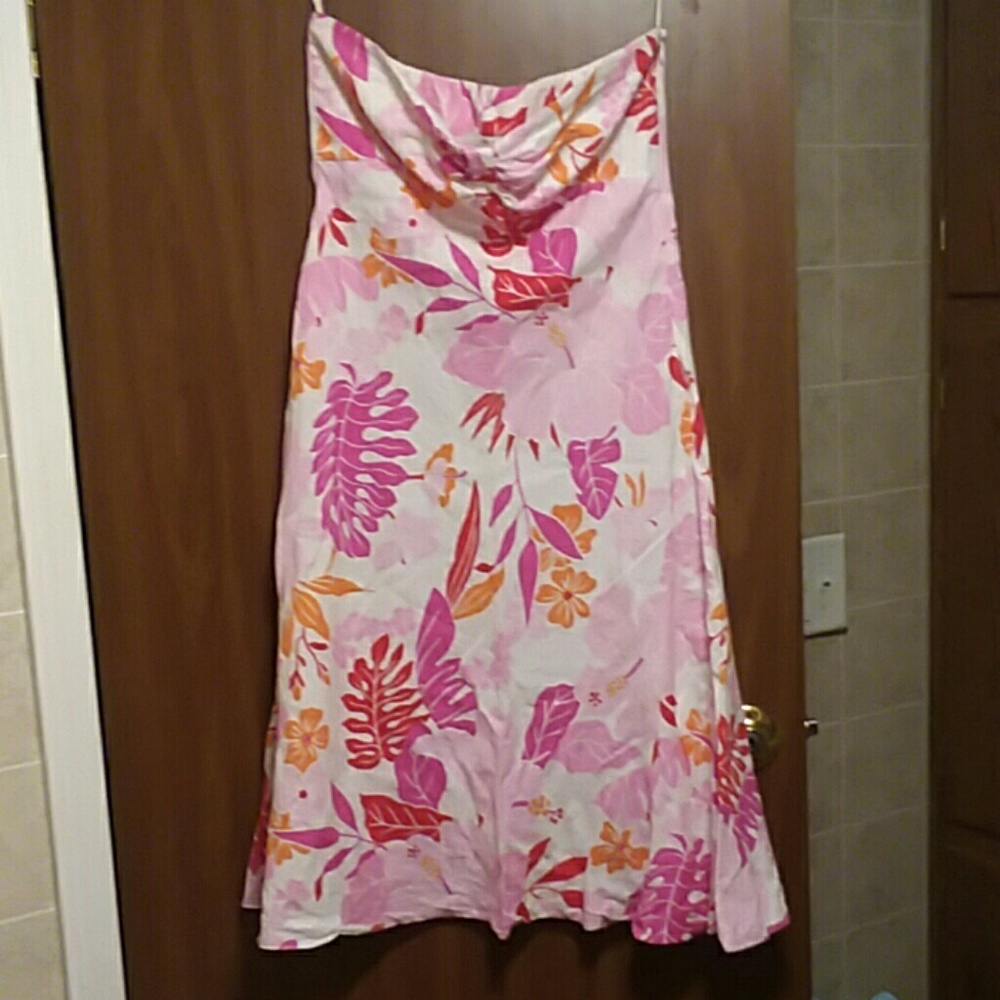 Zara strapless dress